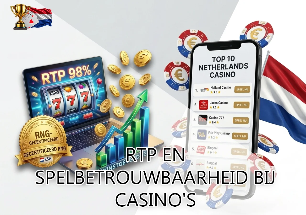 Hoge uitbetalingspercentages en gecertificeerde uitkomsten van gokkasten